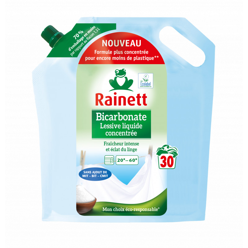 Pack De Rainett Lessive Liquide Concentr E Ecolabel Bicarbonate