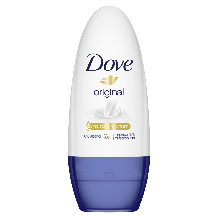 Pack de 3 Dove Déodorant Femme Bille Anti Transpirant Original 50ml