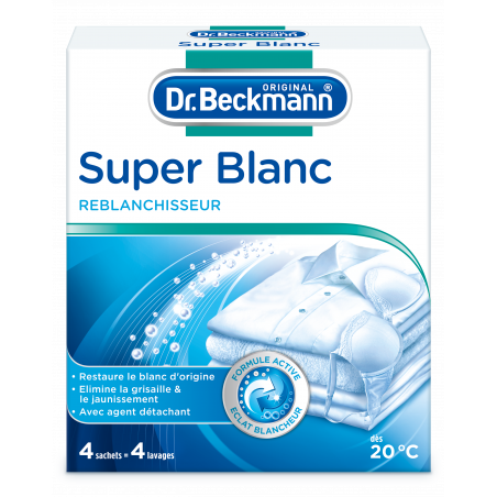 Dr. Beckmann super blanc reblanchisseur 4 sachets