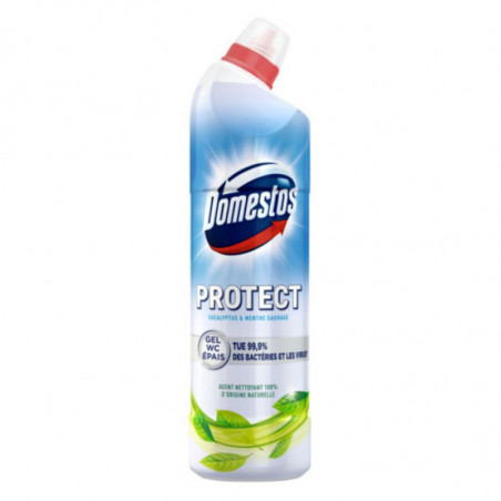 Domestos Gel Nettoyant Wc Protect Eucalyptus & Menthe Sauvage 700ml