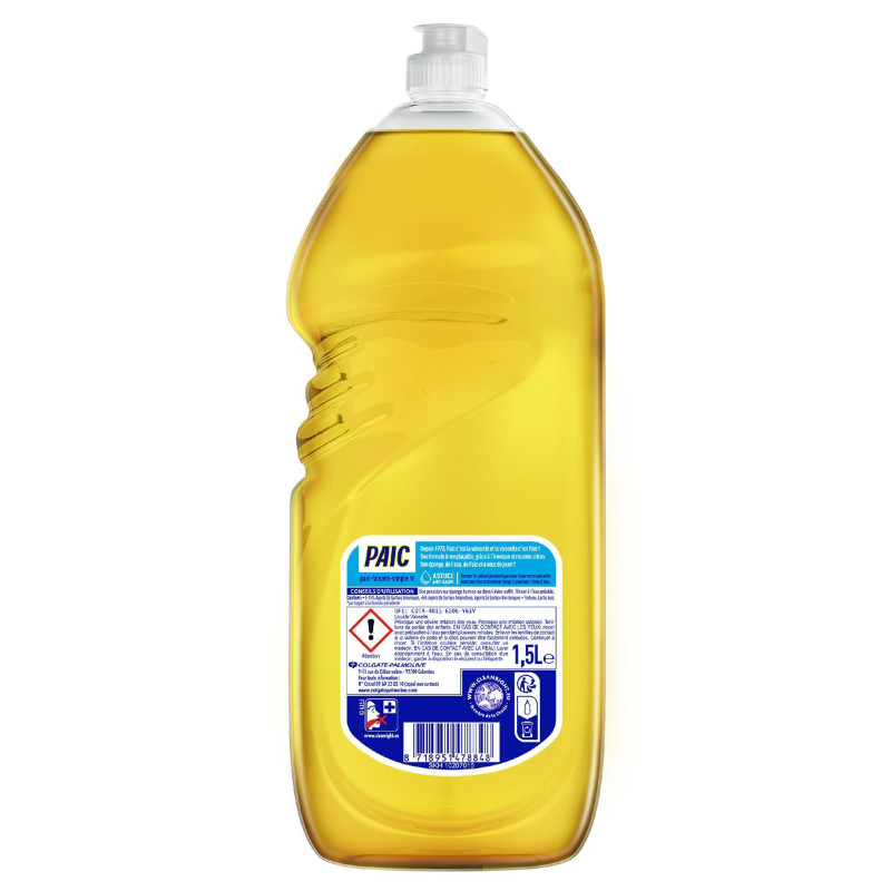 Liquide vaisselle main ultra dégraissant Paic citron 750 ml