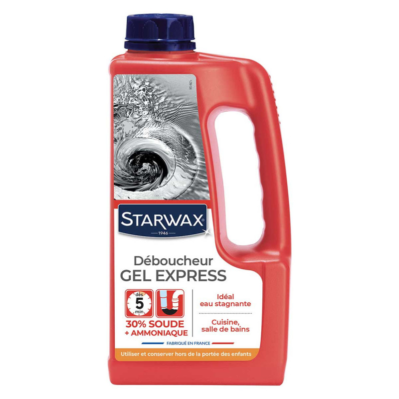 Starwax - Deboucheur Cuisine - Sdb Gel Express 5Mn 1L