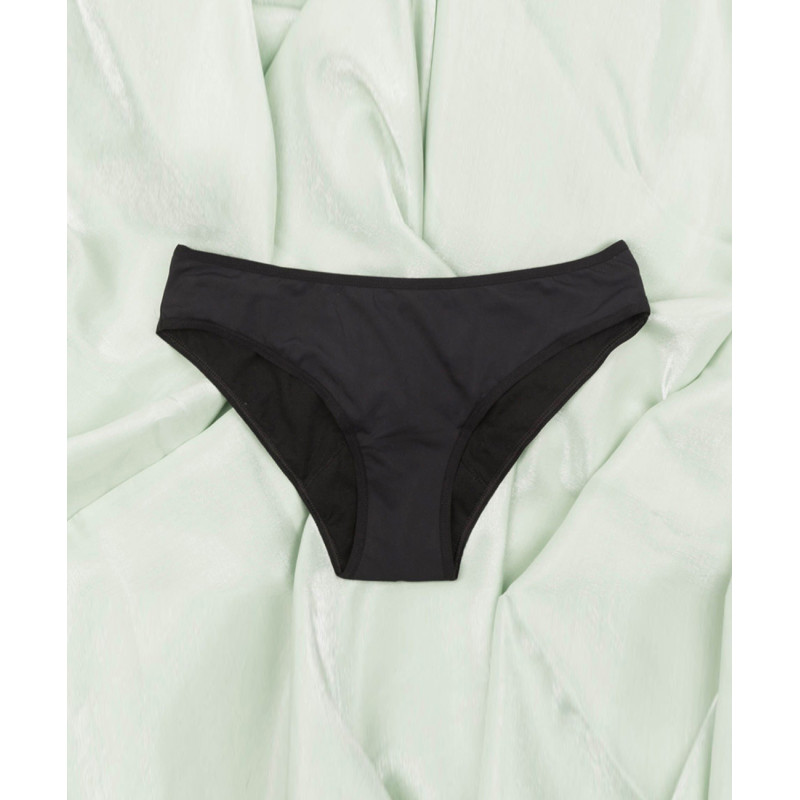 Culotte menstruelle T42 convenant aussi aux fuites légères - noire - taille 42