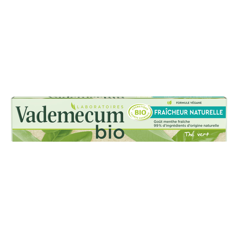 Vademecum - Dentifrice Bio - Fraîcheur Naturelle - 75 Ml