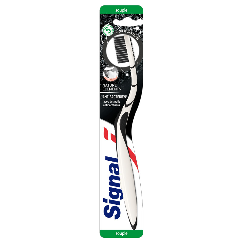 SIGNAL Brosse à Dents Nature Elements Antibactérien Souple x1