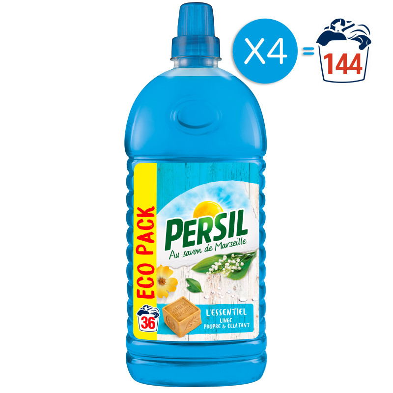 Persil lessive liquide: 2 X 85 lavages (2 X 5.61 = 11.22 L). 39,00€ les 2  bidons