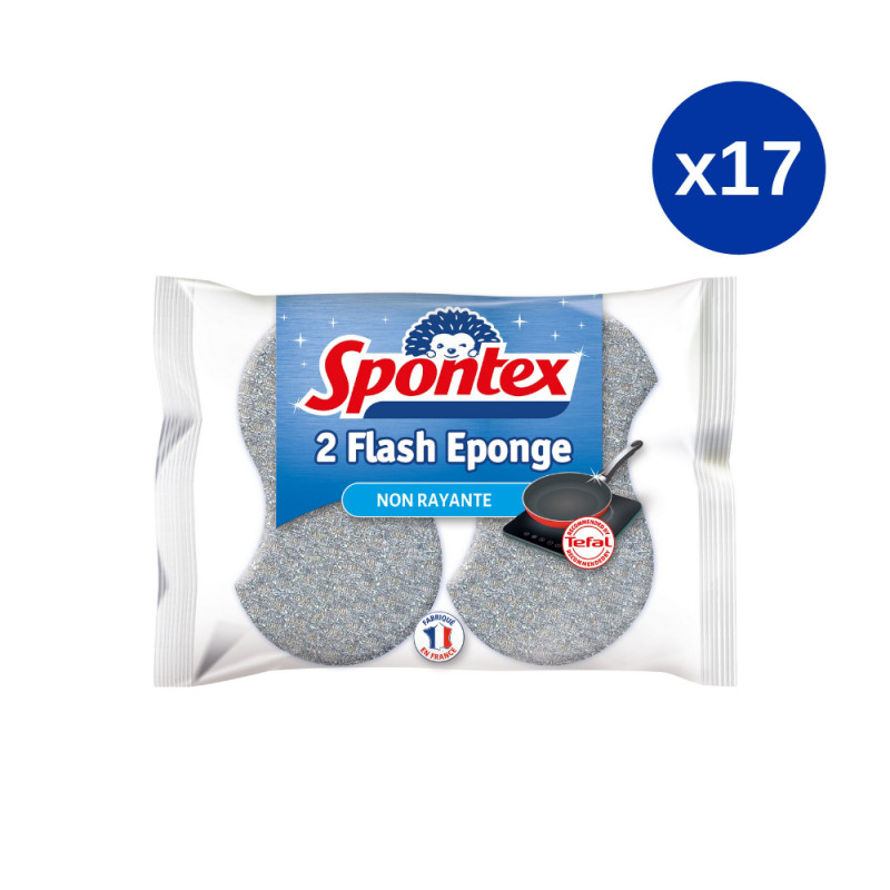 Pack De 17 - Spontex - 2 Flash Eponge