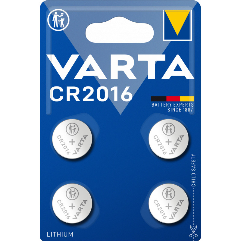 Varta - Pile électronique CR2016 blister de 4