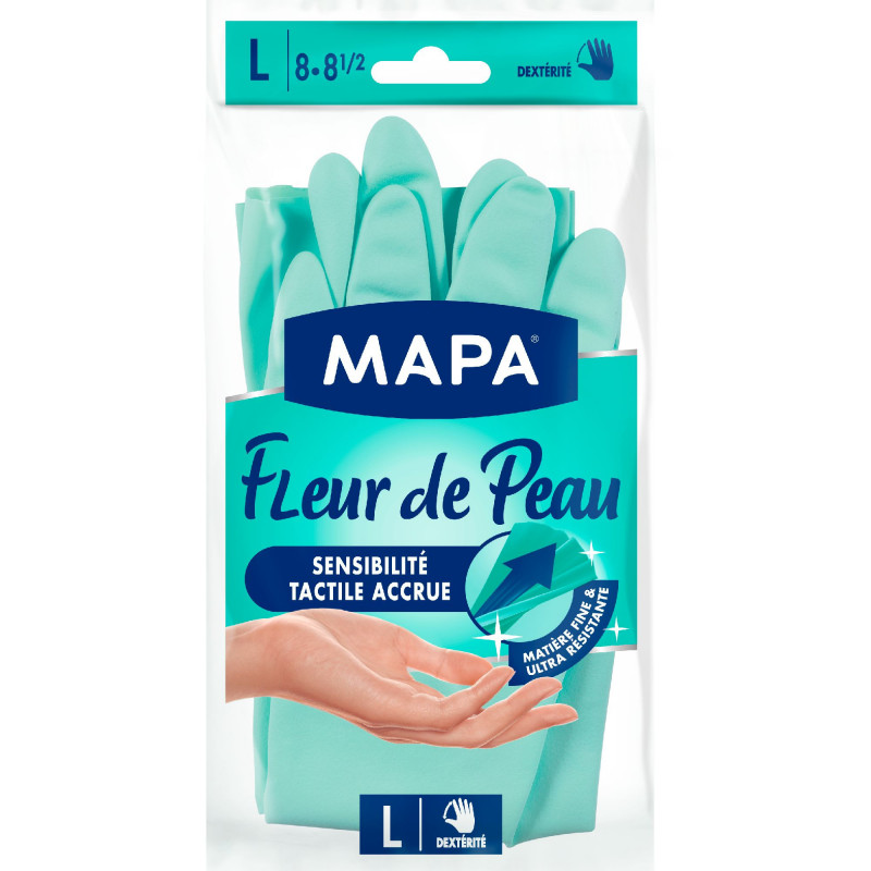 Mapa - 1 paire de gants de ménage Fleur de Peau - T.L