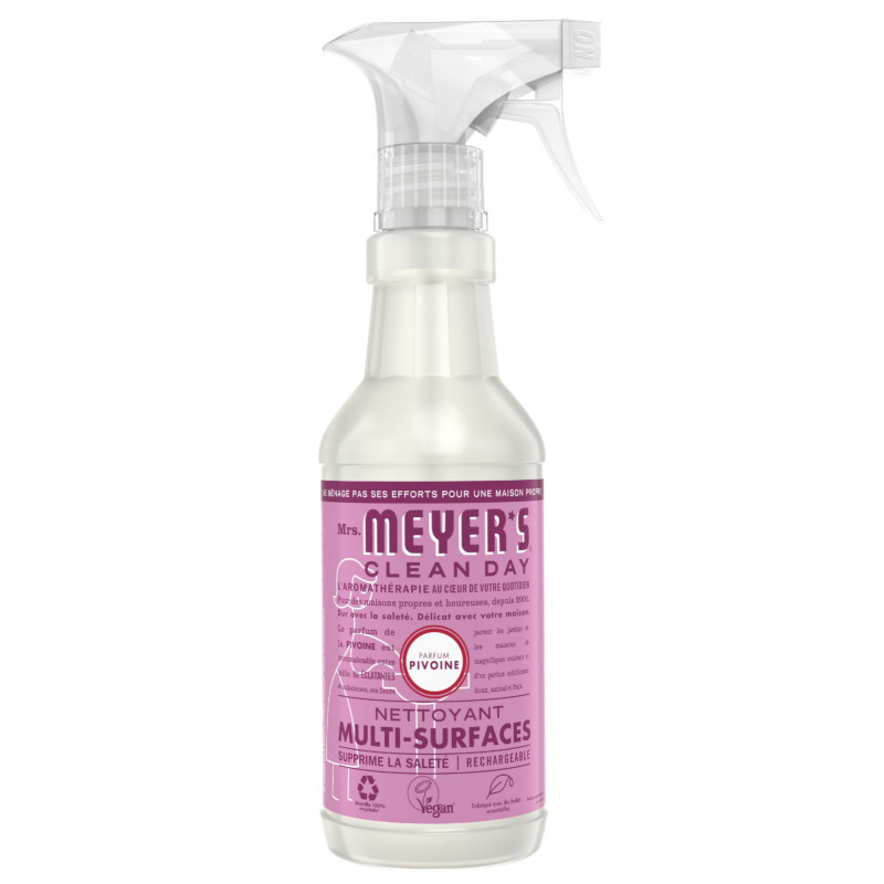 MRS MEYER'S CLEAN DAY PISTOLET MULTI SURFACES PARFUM PIVOINE 473ML