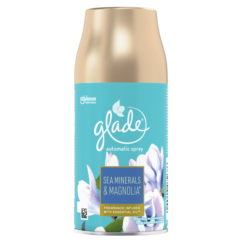 GLADE ELEGANCE AUTOMATIC SPRAY RECHARGE SEA MINERALS & MAGNOLIA AERO 269 ML