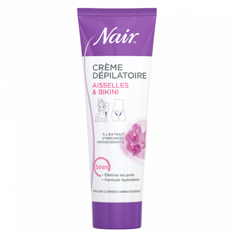 Pack de 3 - Nair - Crème dépilatoire Maillot Aisselles à l'extrait d'orchidée