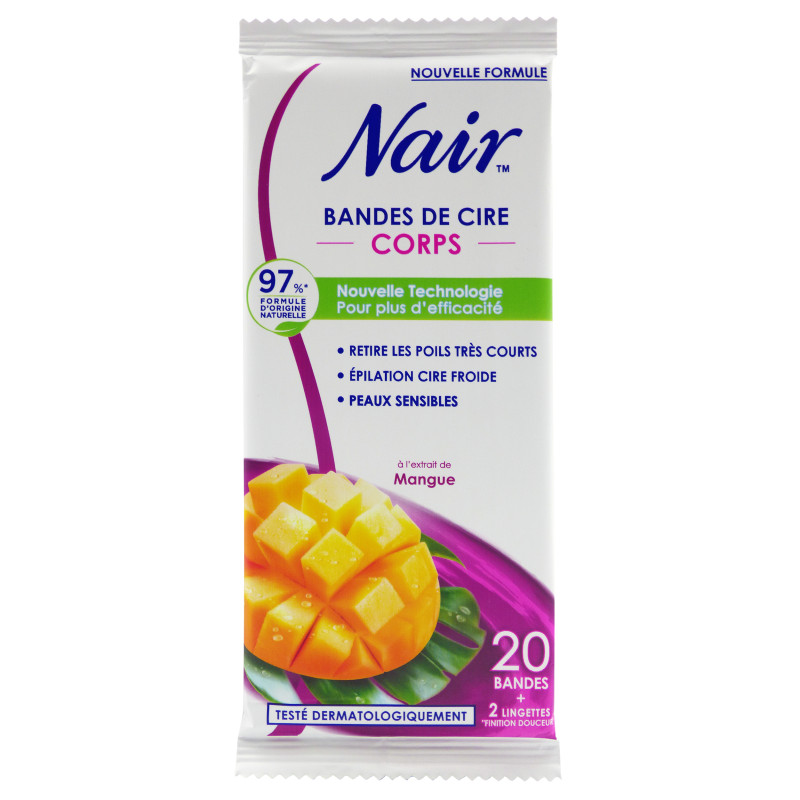 Pack De 2 - Nair - Bandes De Cire Froide Jambes Mangue