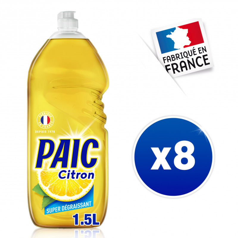 Paic - Pack de 12 - Liquide Vaisselle Paic Expert anti traces