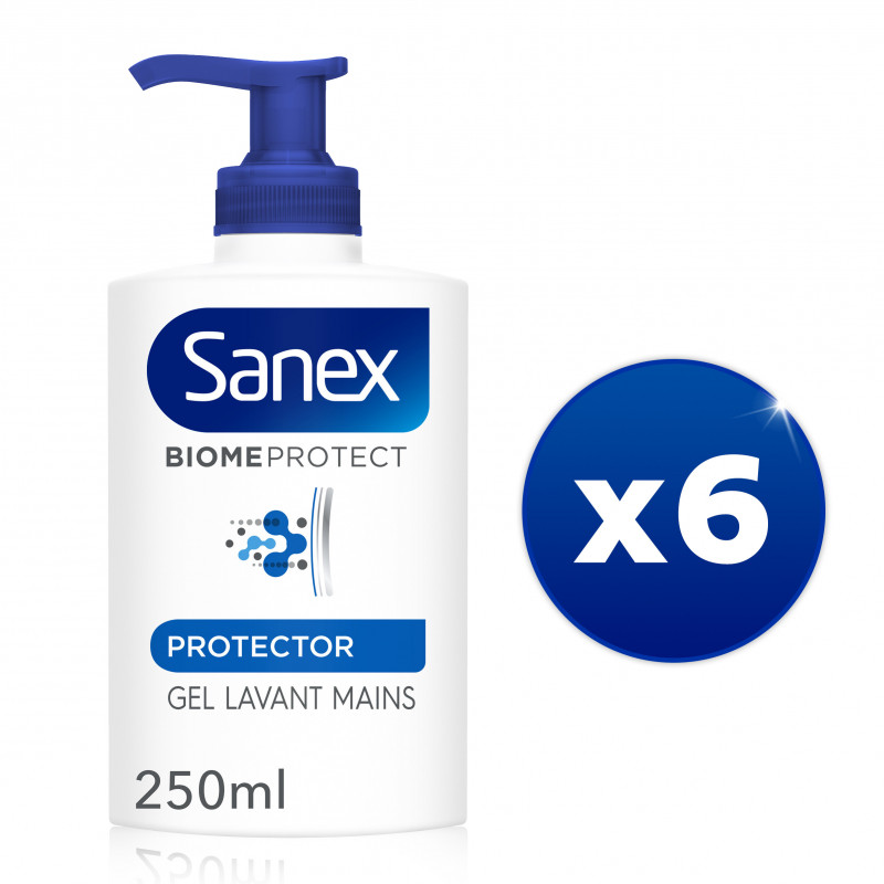 Lot de 6 Sanex Savon main BiomeProtect 250ml