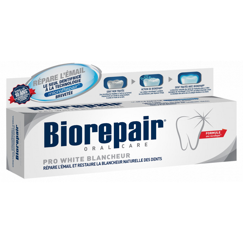 Biorepair Dentifrice Pro White Blancheur 75 ml