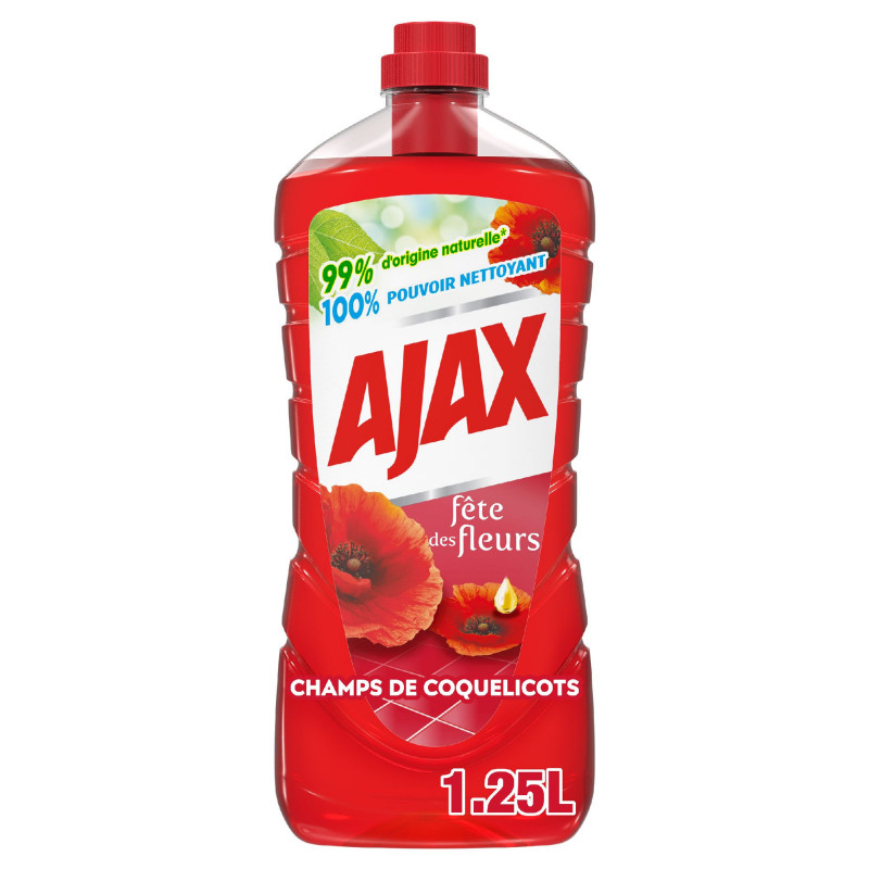Achat Ajax Nettoyant Sol Multi-Surfaces Fête des Fleurs Cerisier, 1,25l