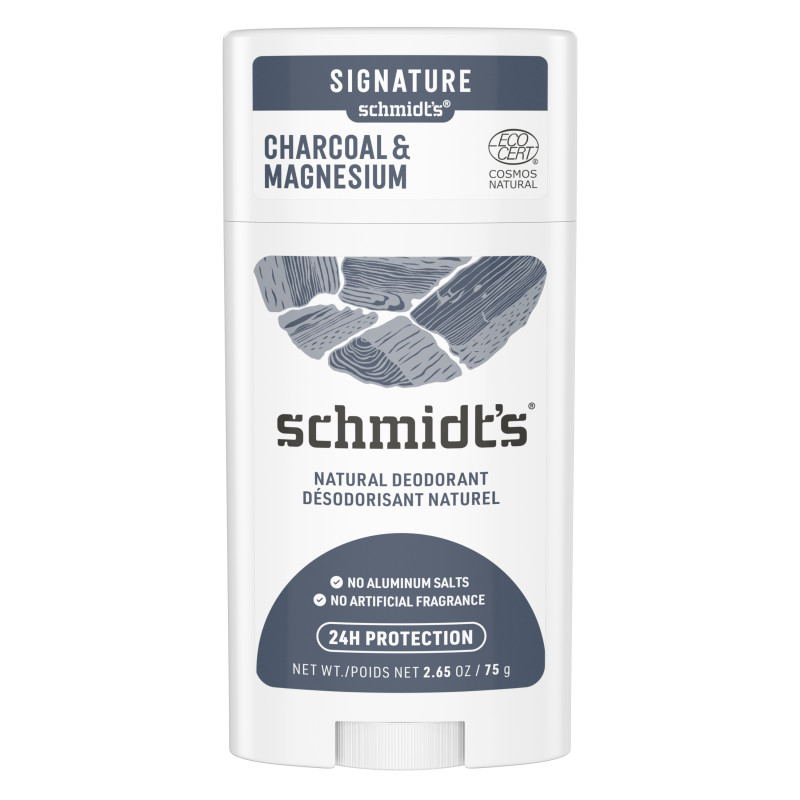 Schmidt's Déodorant Stick Vegan Charbon & Magnésium 75g