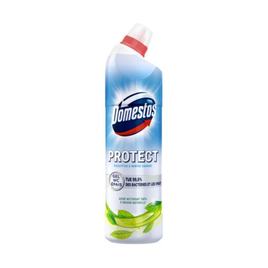 Pack De 3 Domestos Gel Nettoyant Wc Protect Eucalyptus Menthe Sauvage 700ml