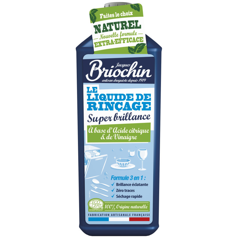 Pack de 10 - JACQUES  BRIOCHIN - Liquide de rinçage Ecocert 750ml