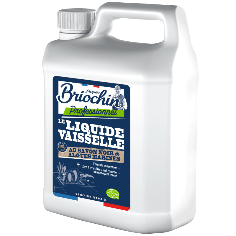 Pack de 3 - JACQUES  BRIOCHIN - Le Liquide vaisselle Ecocert  5L