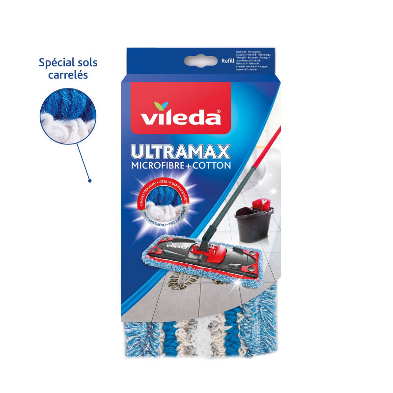 Pack de 4 Vileda - UltraMax recharge Micro&Coton