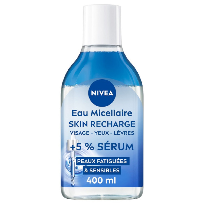 Pack de 2 - Nivea - Eau Micellaire SKIN REGEN infusée Sérum Panthenol 400ml