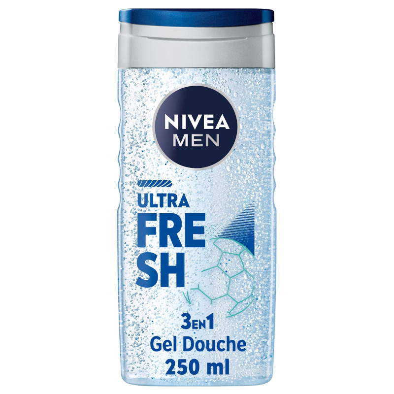 Pack de 6 - Nivea - Gel Douche Homme Ultra Fresh FOOT 150ml