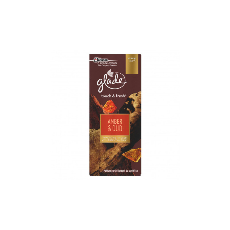 Glade Elegance Touch & Fresh Recharge Amber & Oud 10 Ml