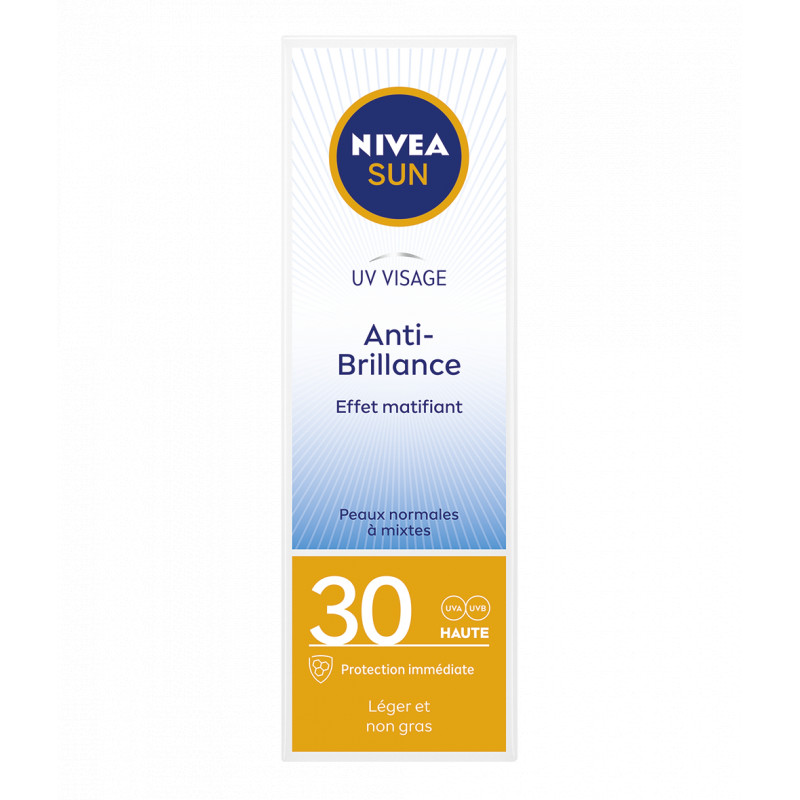 Nivea Sun - Crème UV Visage Anti-Brillance FPS 30  50Ml