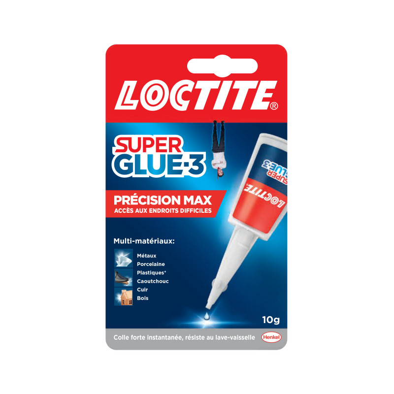 Loctite - Colles Cyanoacrylates Superglue-3 Précision Max Bouteille 10G Blister 12Uc