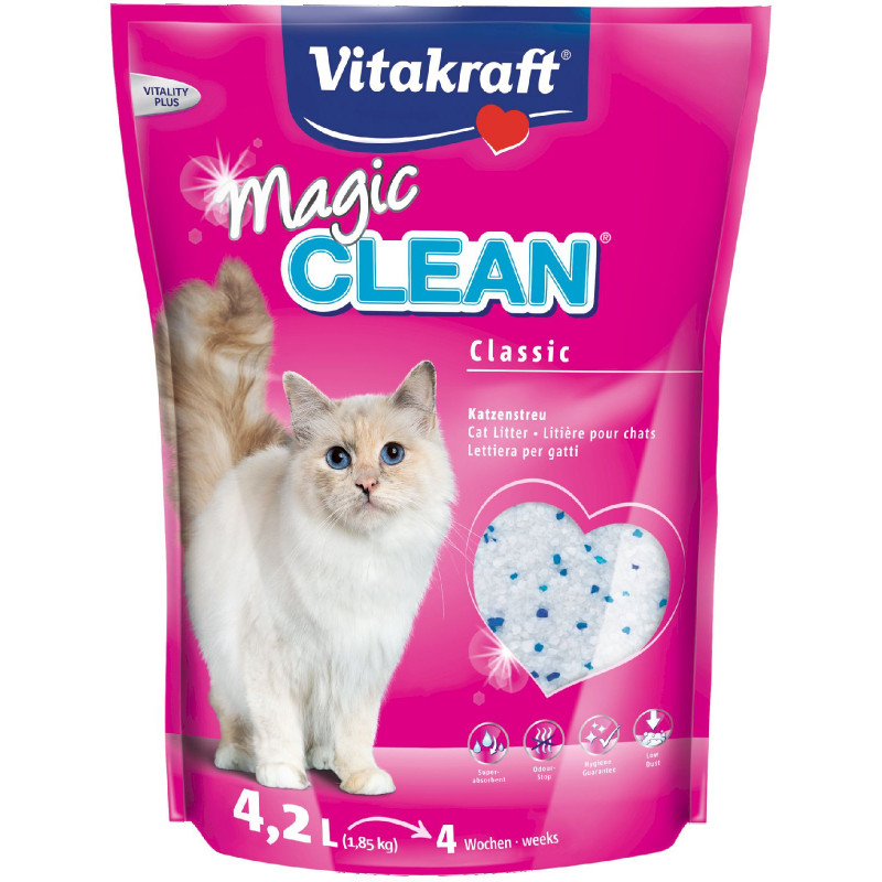 Vitakraft - Pack de 6 - Litière Magic Clean 4 semaines