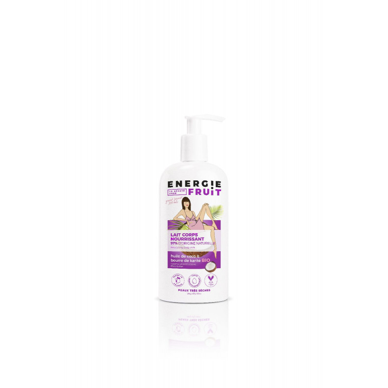 Lait Hydratant Sans Silicone - Coco & Huile D'Argan Bio  -  300Ml