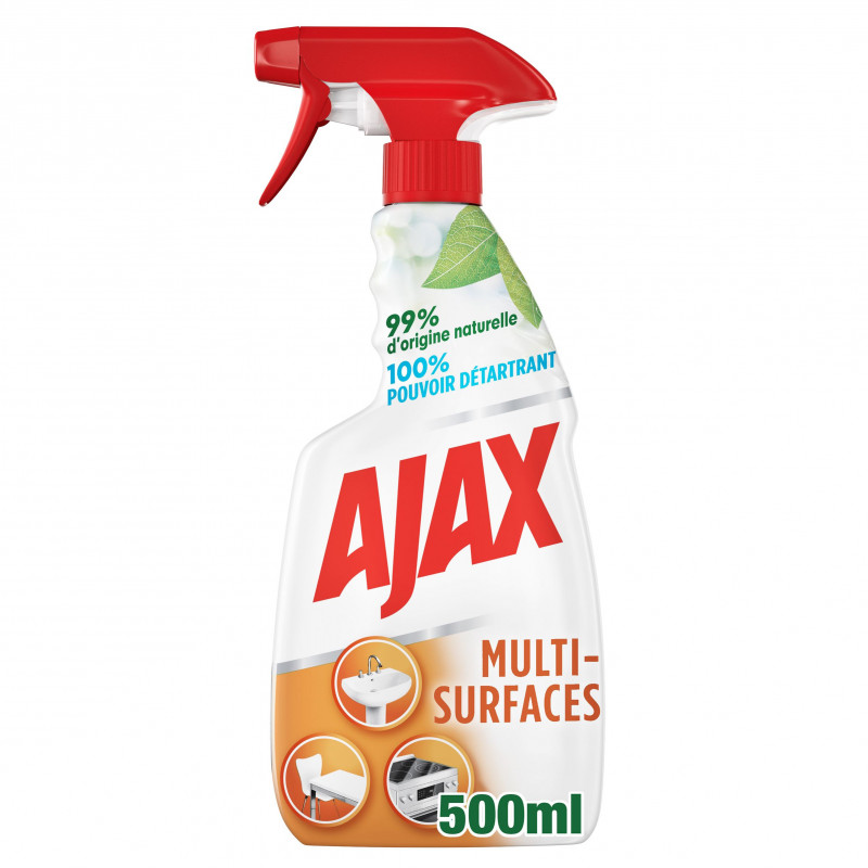 Nettoyant Ménager Multi Surfaces Ajax Multi-Usages Spray - 500ml