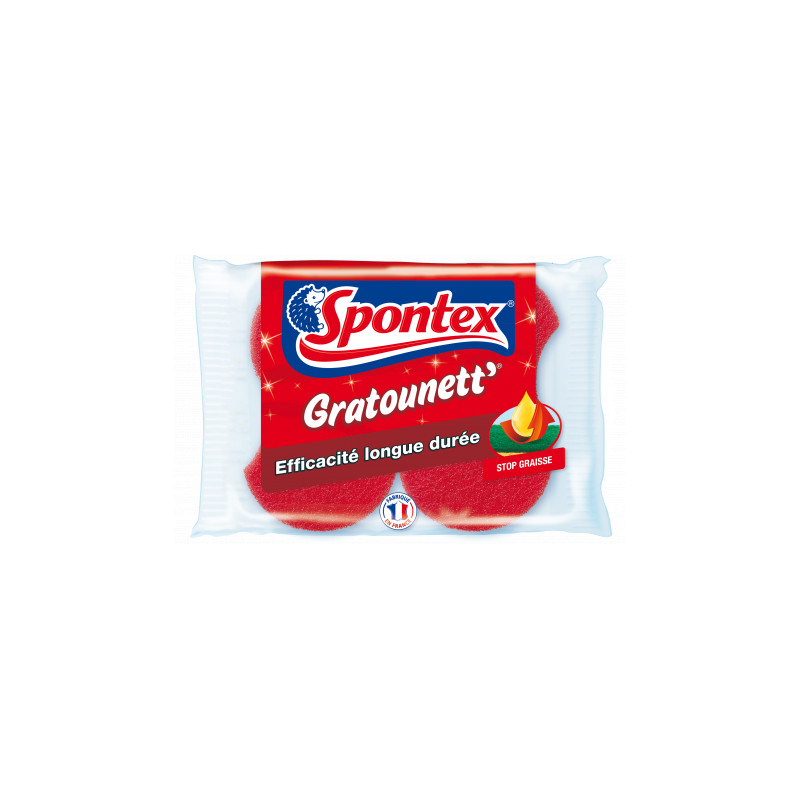 Spontex - 2 Eponges Gratounett' Stop-Graisse