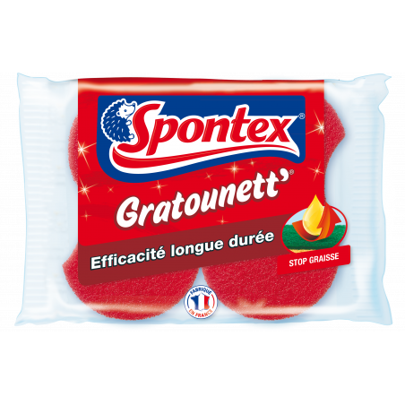 Spontex - 2 Eponges Gratounett' Stop-Graisse