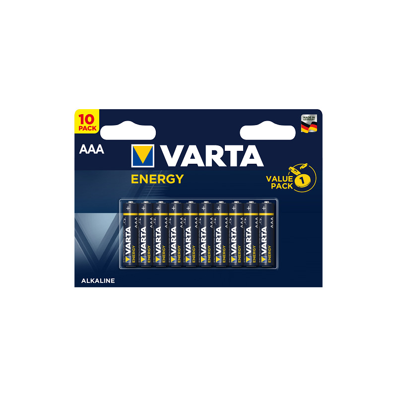 Varta - Pack de 20 Blisters de 10 Piles Alcalines ENERGY AAA