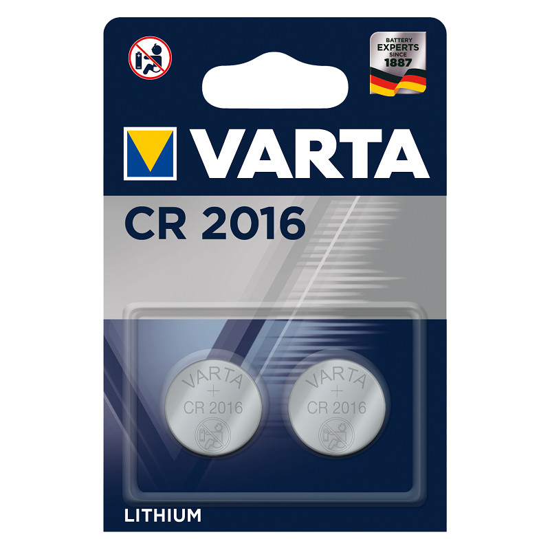 Varta - Pack de 10 blisters de 2 Piles électronique CR2016