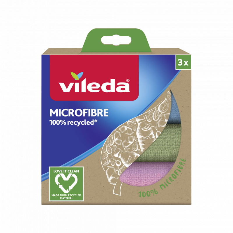 Vileda - Lavette MF recyclée x3