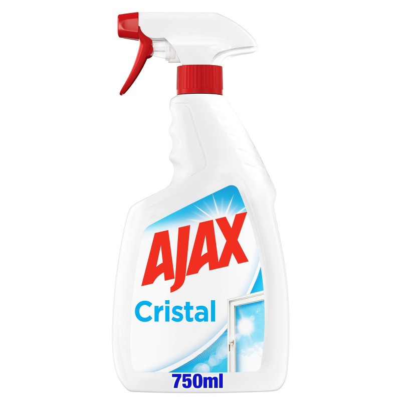 Pack de 6 - Produit Nettoyant Vitres Ajax Cristal Spray - 750ml