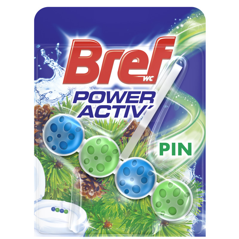 Pack de 4 - Bref Wc Power Activ' Boost Pin